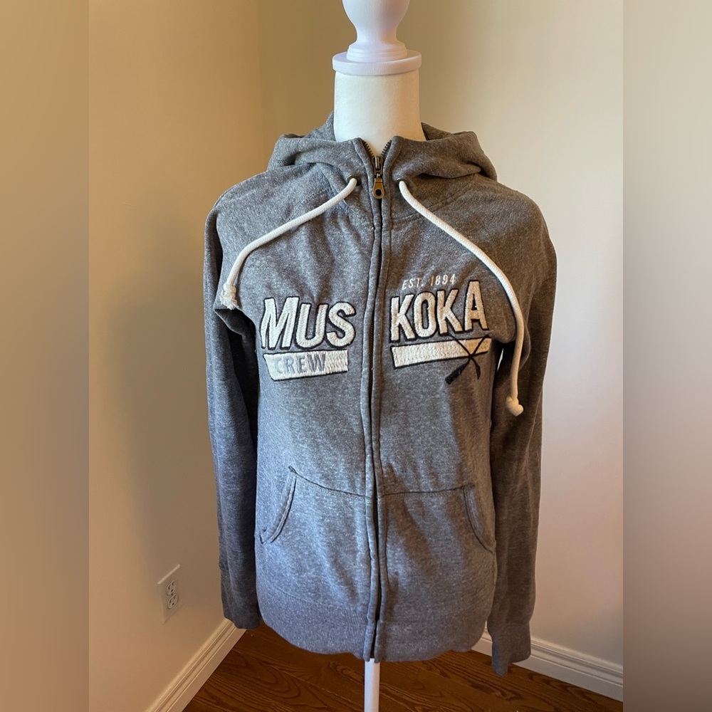 Muskoka Campus Crew Varsity Zip Hoodie